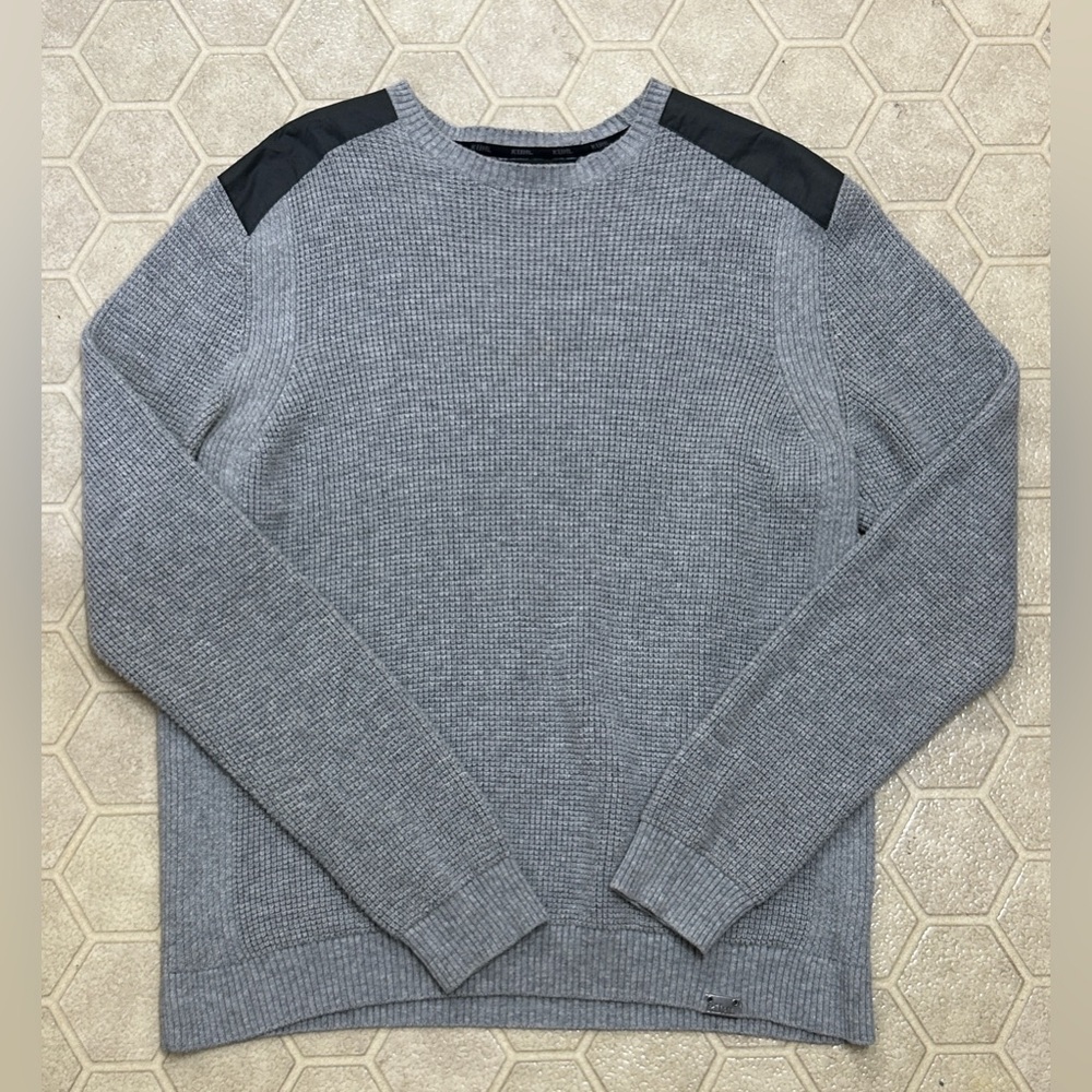 Men's XL KUHL Evader Merino Wool Organic Cotton Technicol Hybrid Sweater